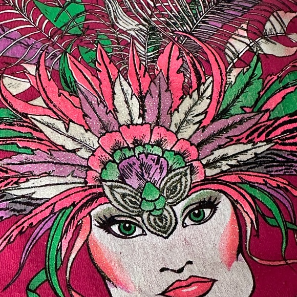 Vintage 90s New Orleans French Quarter Art Shirt - Picture 5 of 7